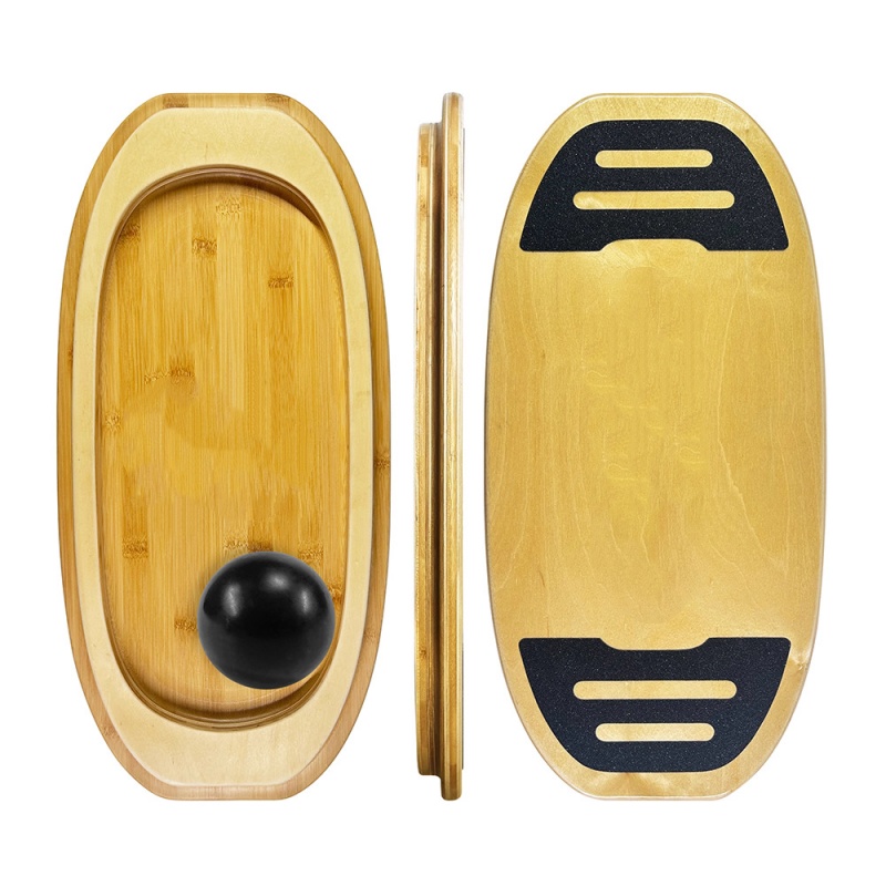 Yoga Fitness Board - Profesyonel Denge Tahtası, Kaykay ve Kara
