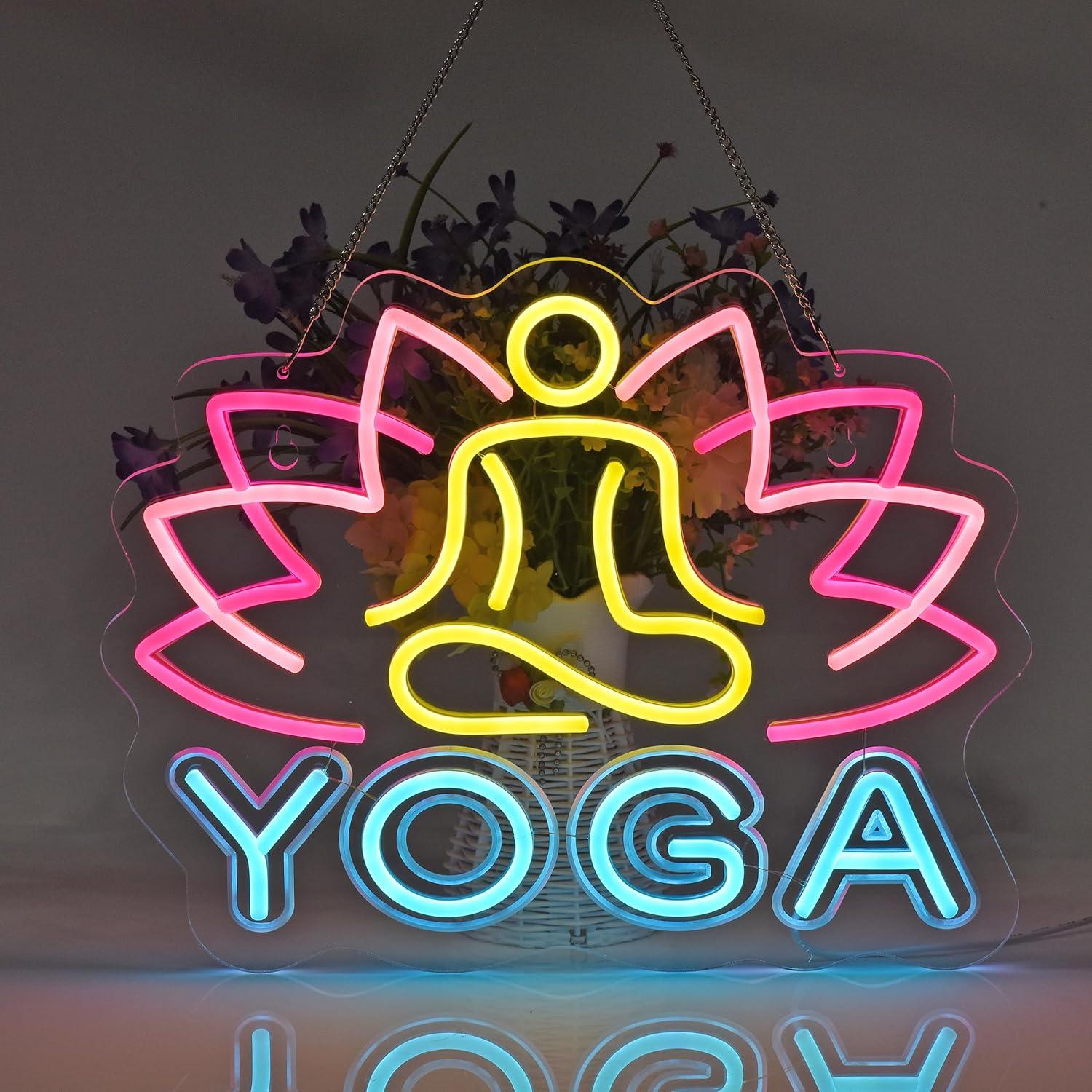 Yoga Neon Tabelası Neon Işıkla - Zen Yoga Fitness incelemesi ve fiyatı