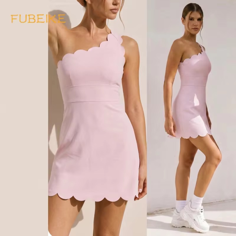 Dantelli Tek Omuzlu Tenis Elbi - Yoga Fitness Dress incelemesi ve fiyatı
