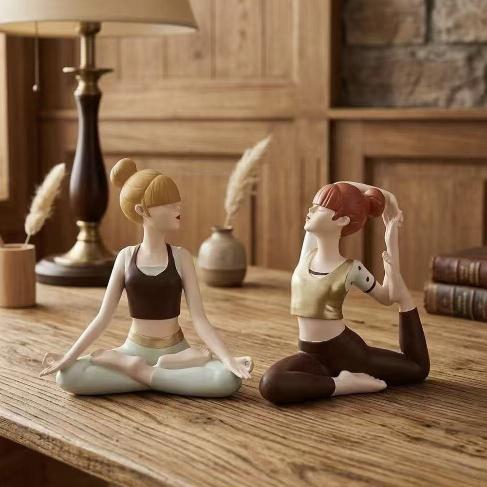 Yoga Kız Heykeli, Kumtaşı Doku - Zen Yoga Fitness incelemesi ve fiyatı